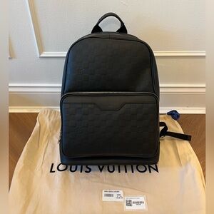 Louis Vuitton Campus Backpack Damier Infini Leather Black